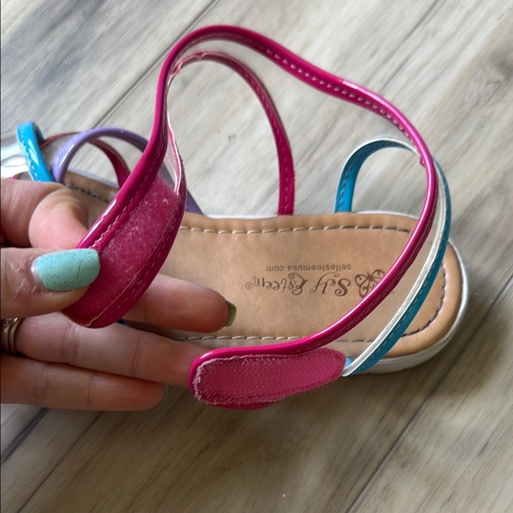 Colorful Strappy Sandals - Picture 6 of 6